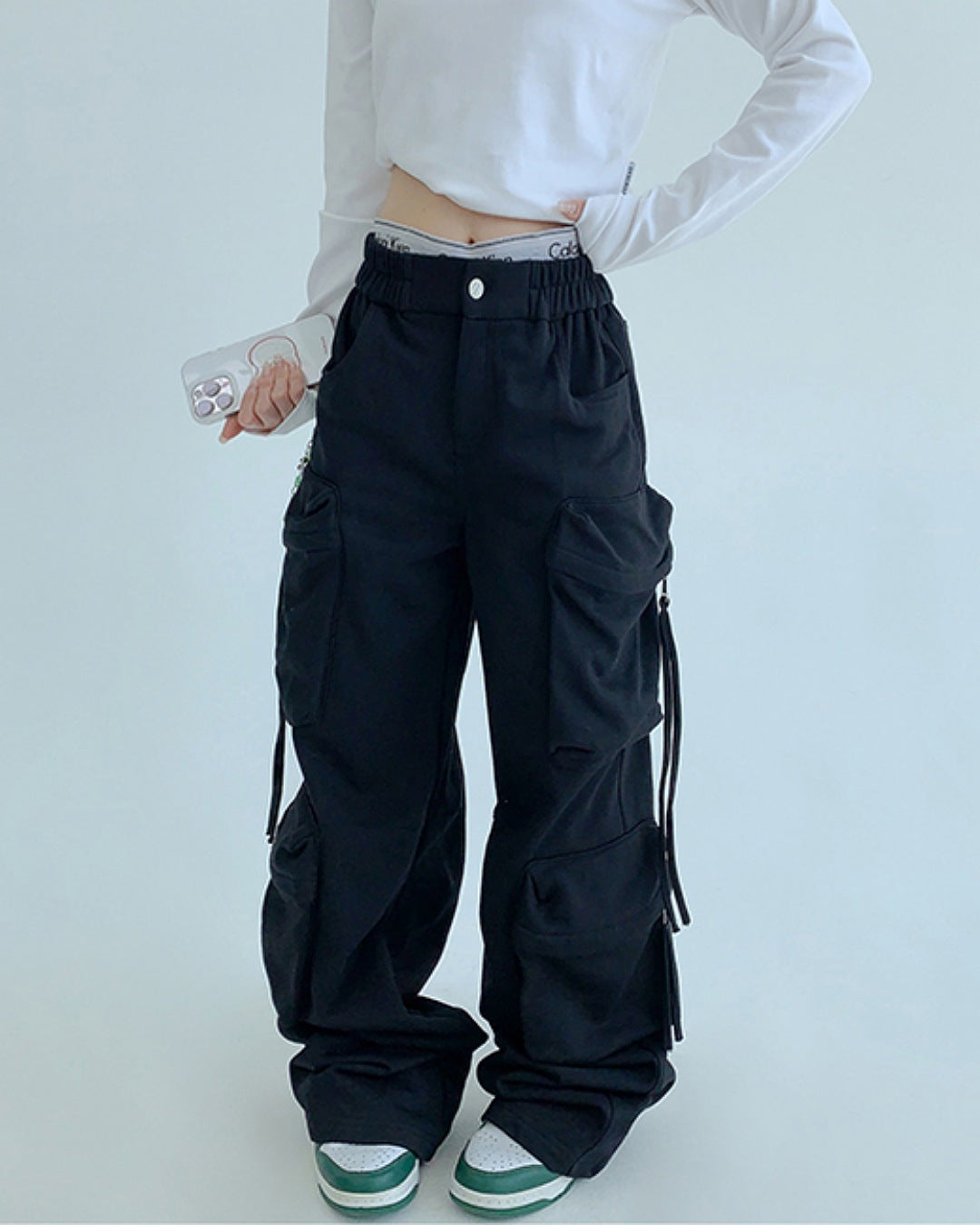 サイドポケットイージーパンツ SL763