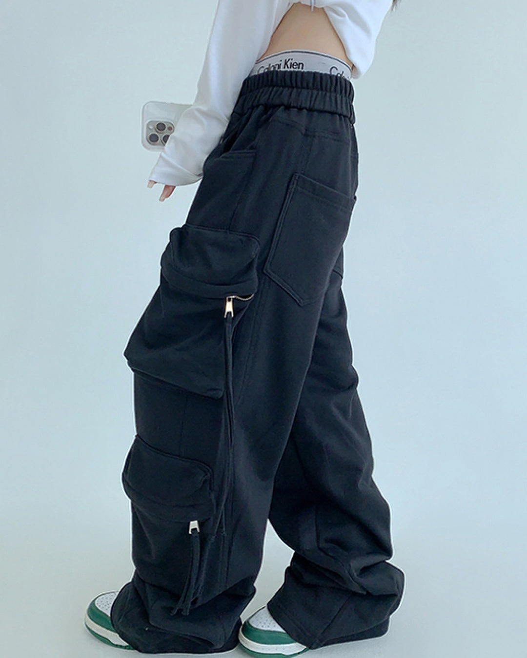 サイドポケットイージーパンツ SL763