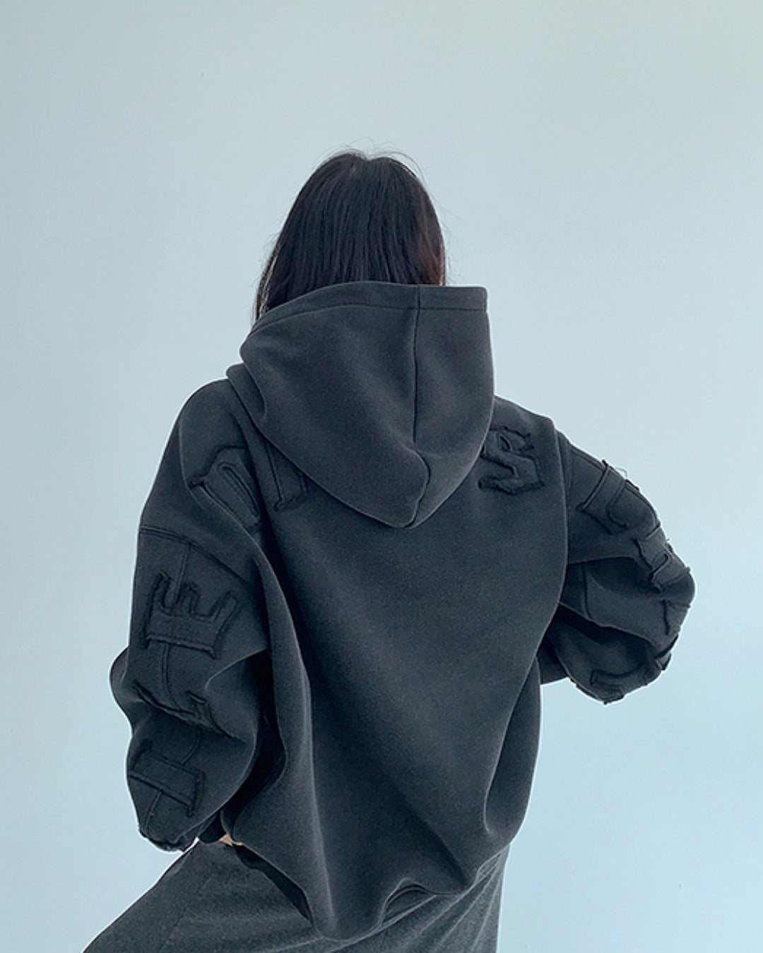 パッチワークロゴフーディ SL764