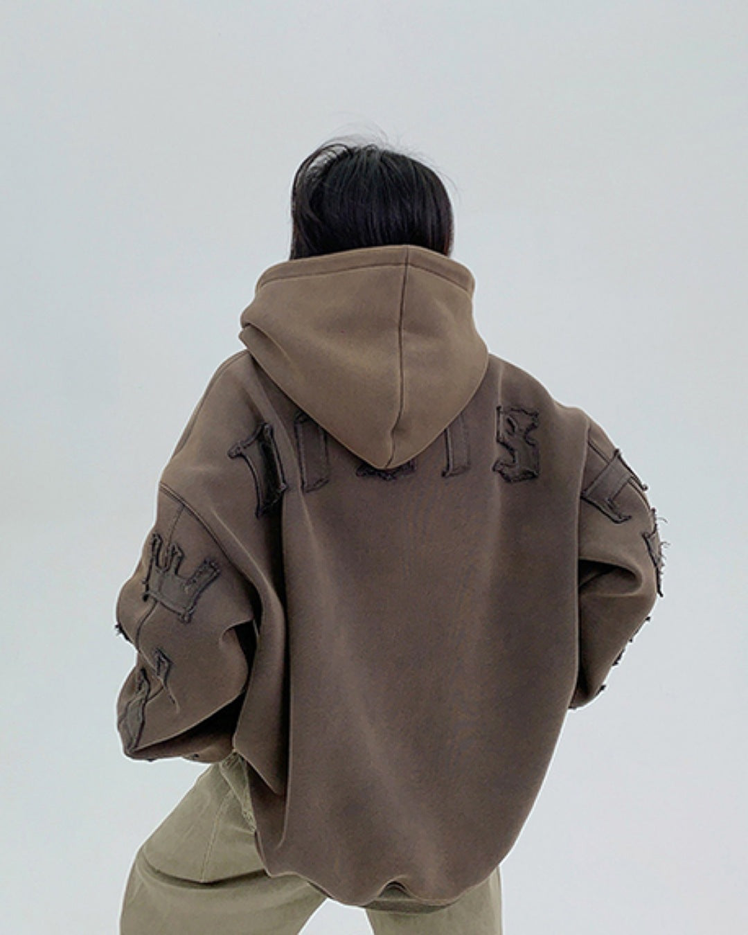 パッチワークロゴフーディ SL764