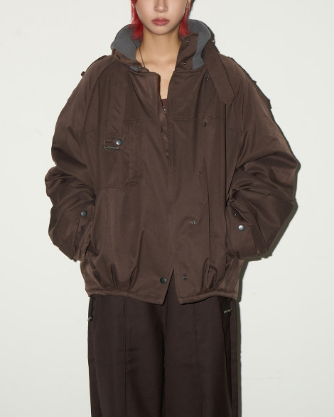 ストラップスタンドカラーブルゾン SL771