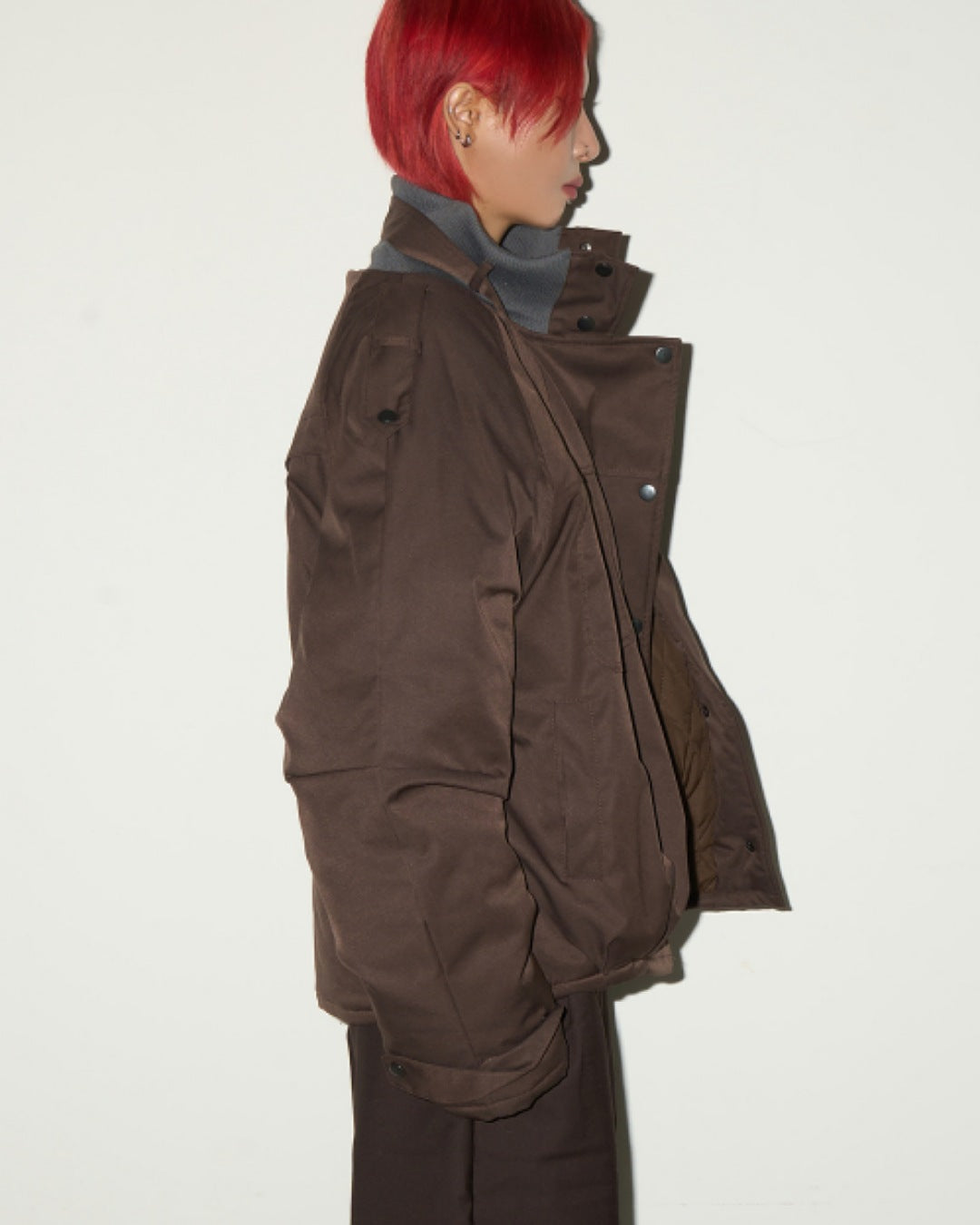 ストラップスタンドカラーブルゾン SL771