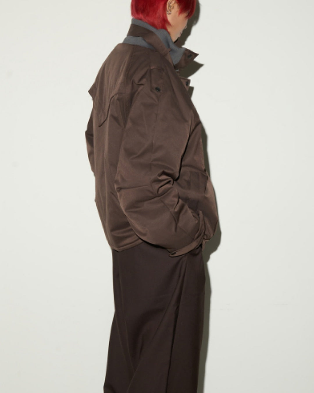 ストラップスタンドカラーブルゾン SL771