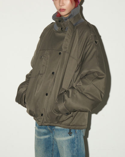 ストラップスタンドカラーブルゾン SL771