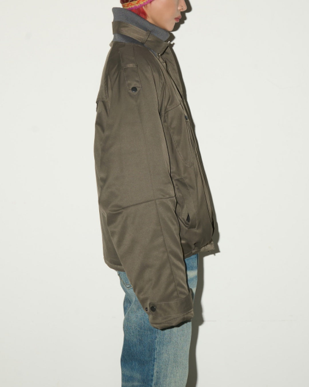 ストラップスタンドカラーブルゾン SL771