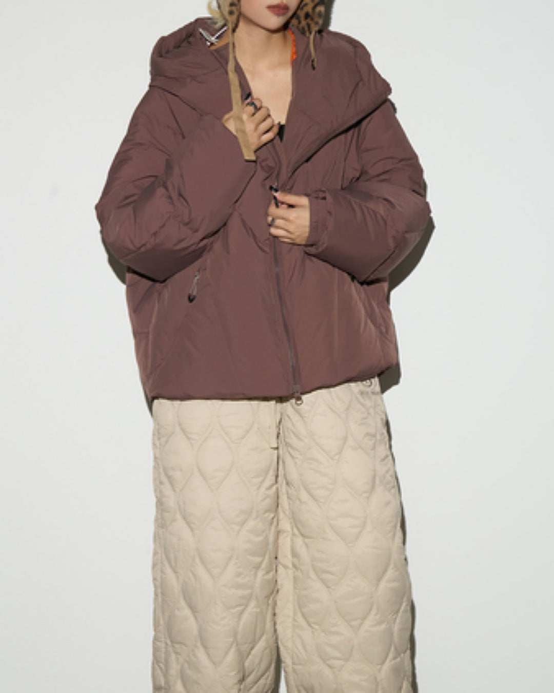 フードダウンジャケット SL772