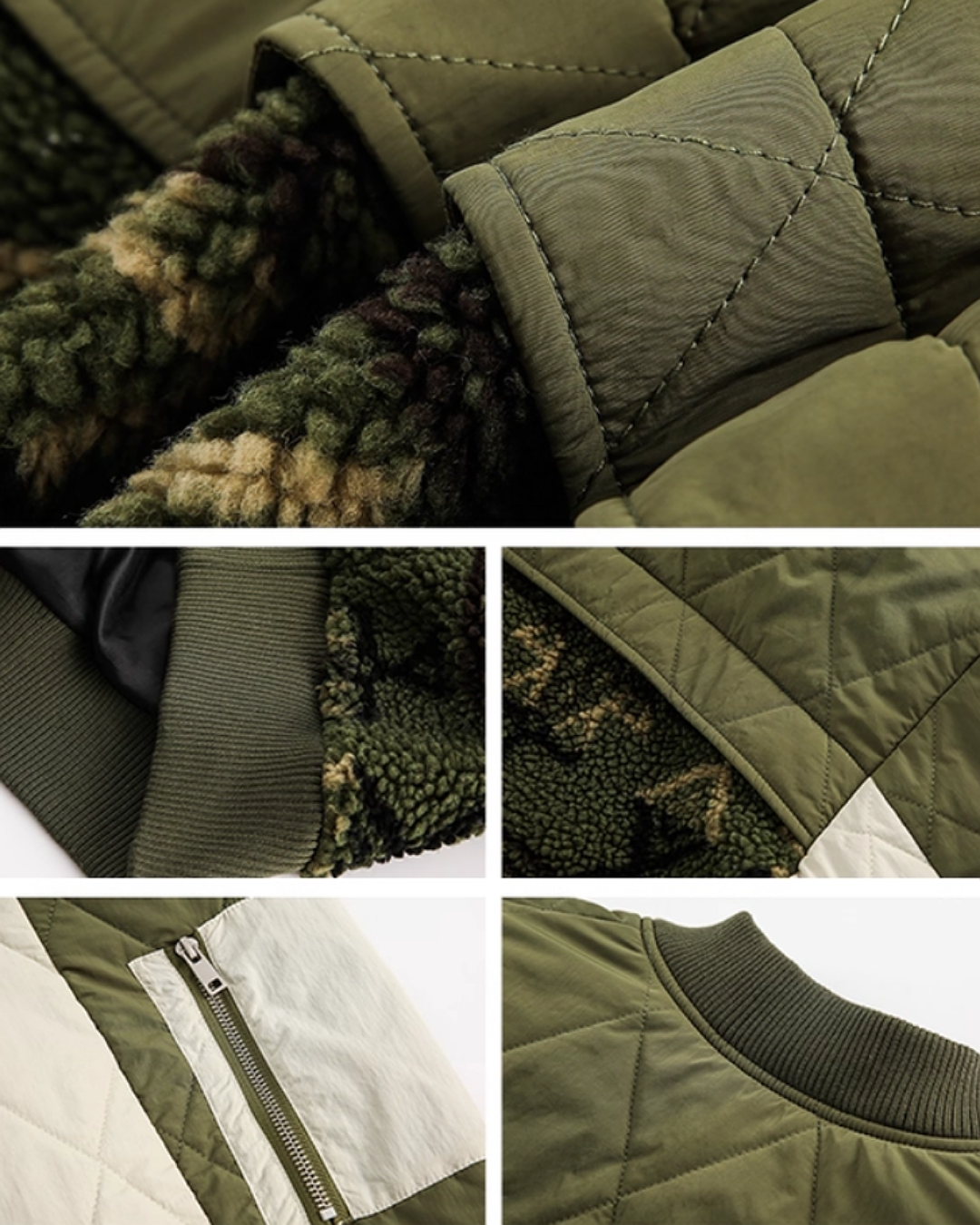 ネイティブ柄異素材ブルゾン SL774