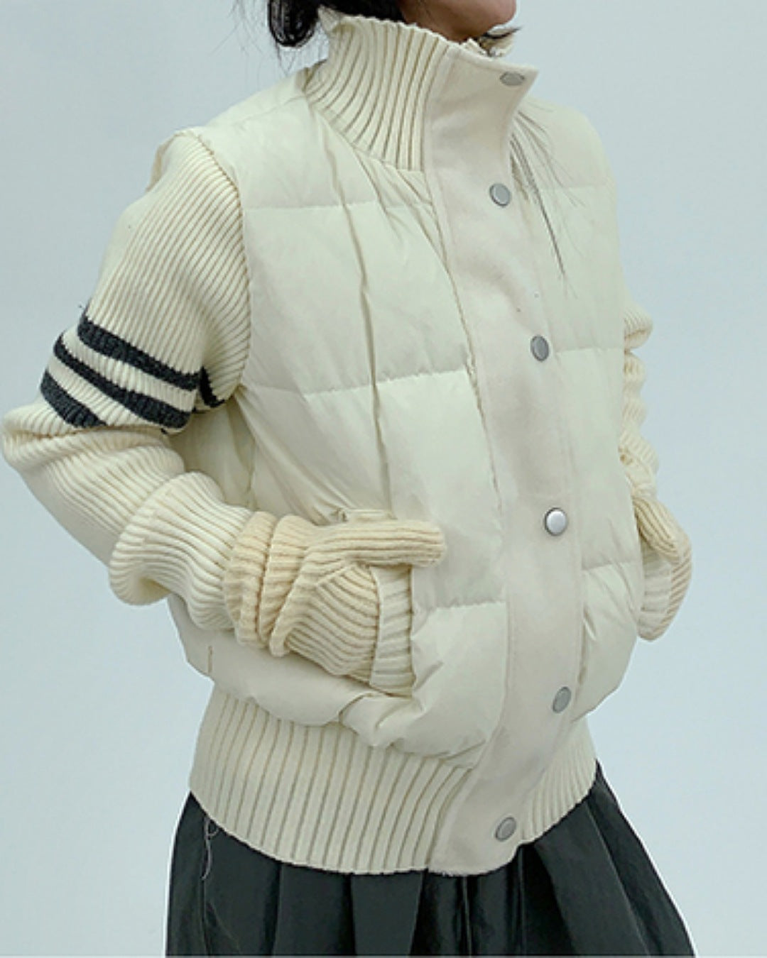 異素材ドッキングジャケット SL780