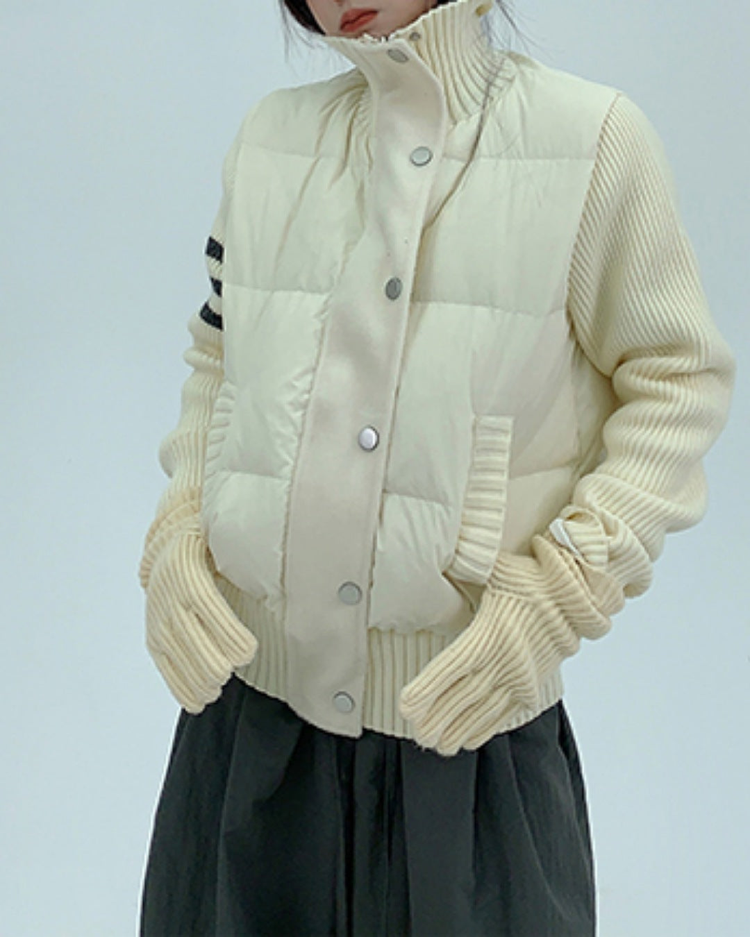 異素材ドッキングジャケット SL780