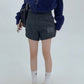 パッチタグニットショートパンツ SL783