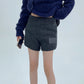 パッチタグニットショートパンツ SL783