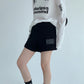 パッチタグニットショートパンツ SL783