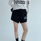 パッチタグニットショートパンツ SL783