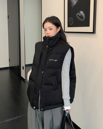 ハイネック中綿ベスト SL784