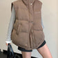 ハイネック中綿ベスト SL784