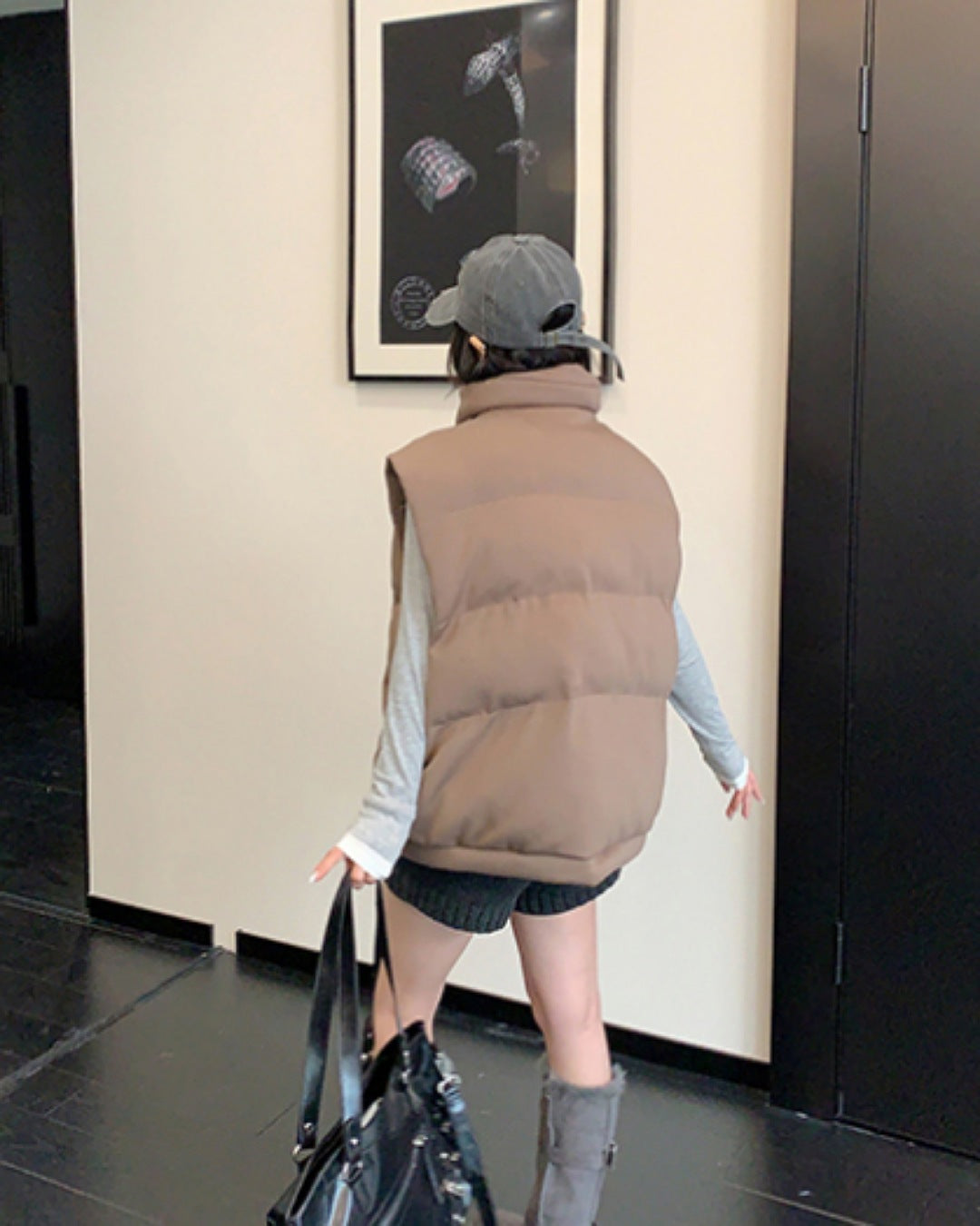 ハイネック中綿ベスト SL784