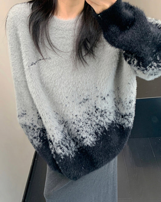 グラデーションニットプルオーバー SL788