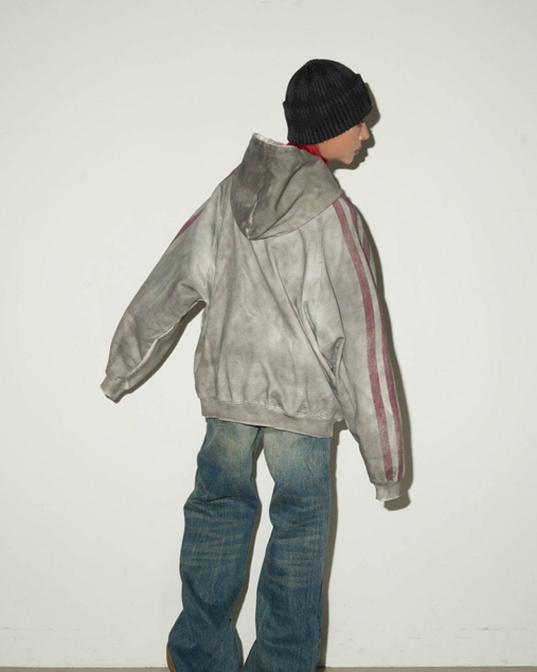 サイドラインエイジング加工フーディ SL789