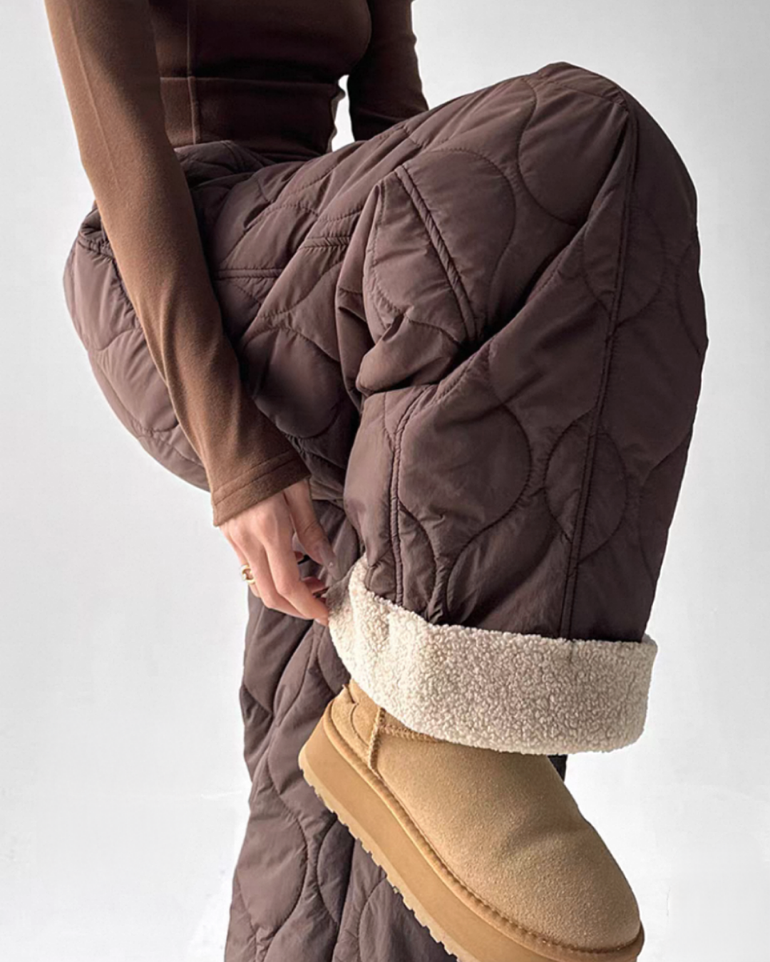 キルティングボアパンツ SL823