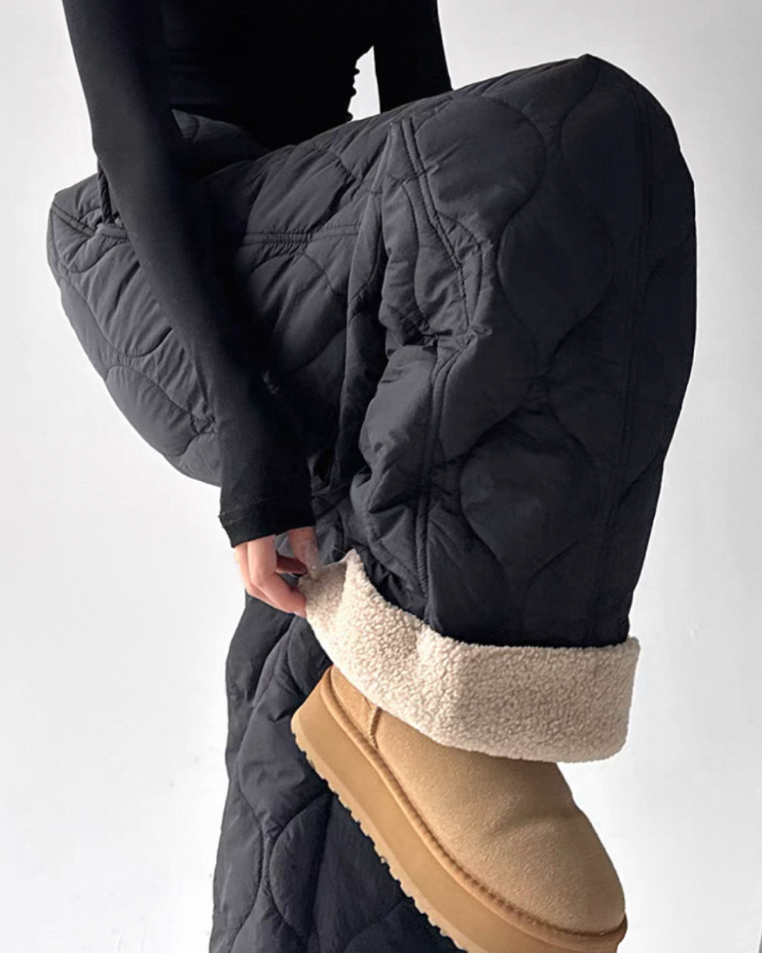 キルティングボアパンツ SL823