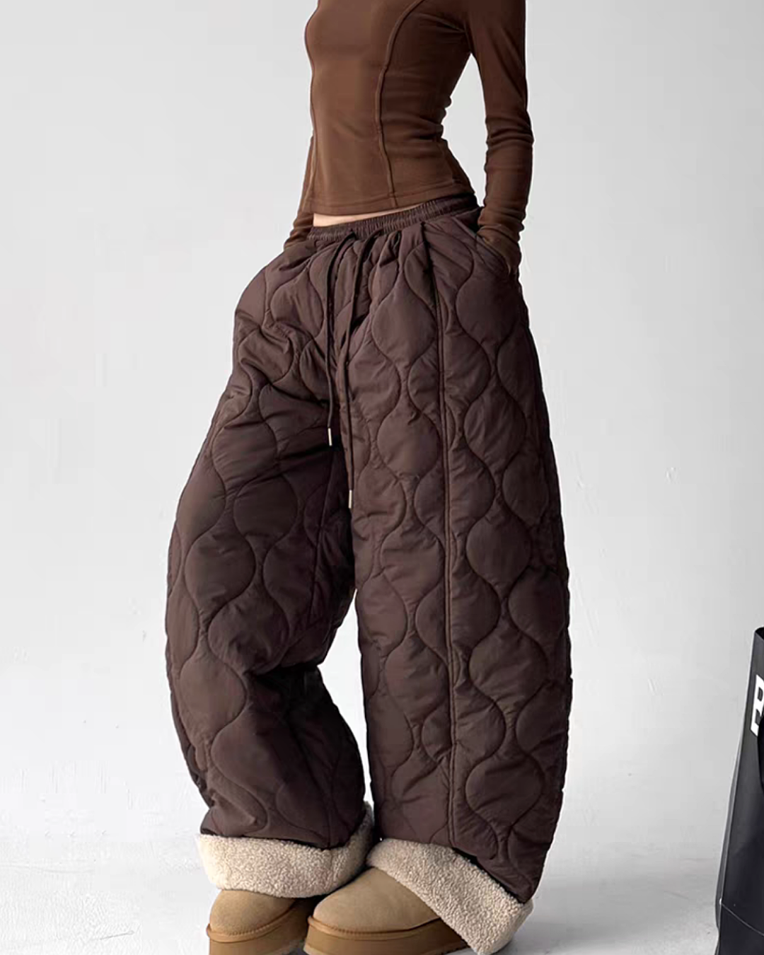 キルティングボアパンツ SL823