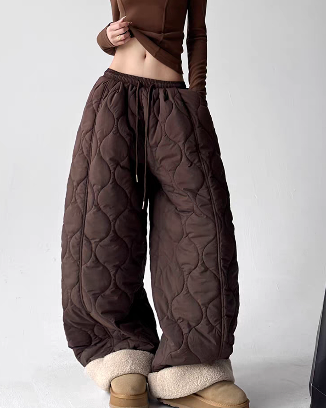 キルティングボアパンツ SL823