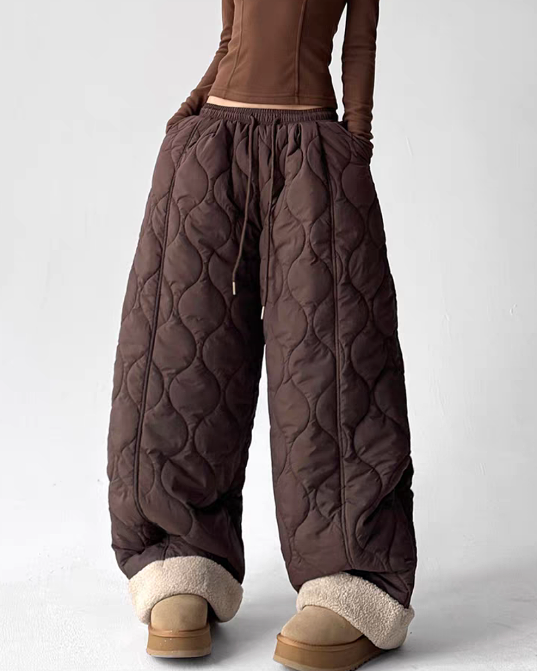 キルティングボアパンツ SL823