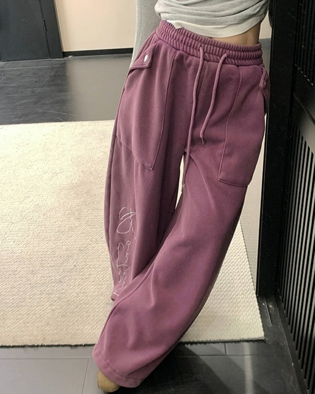 エンブロイダリーデザインイージーパンツ SL829