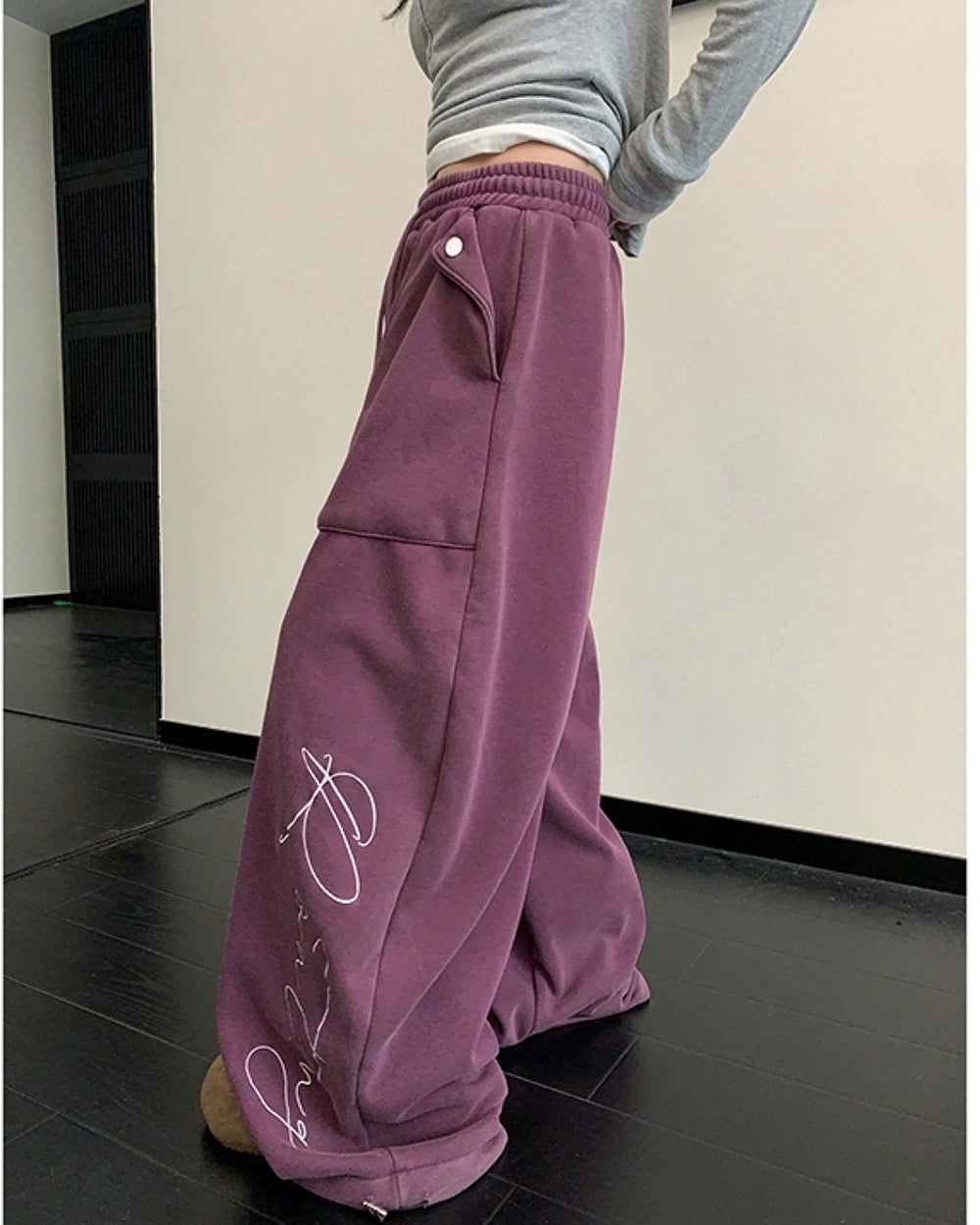 エンブロイダリーデザインイージーパンツ SL829