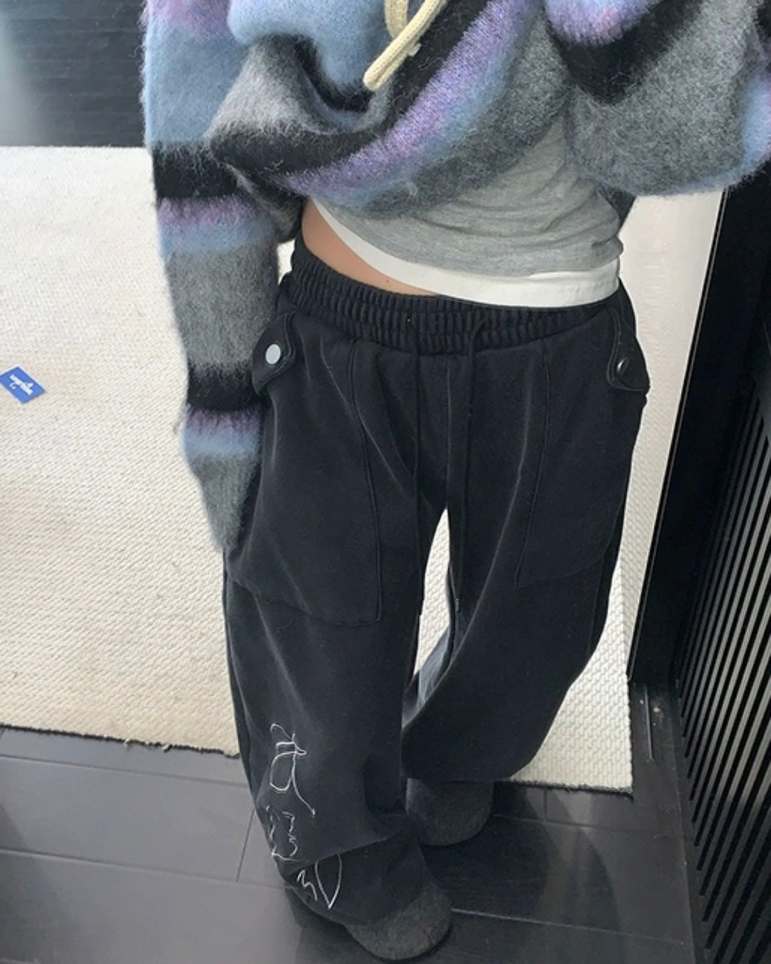 エンブロイダリーデザインイージーパンツ SL829