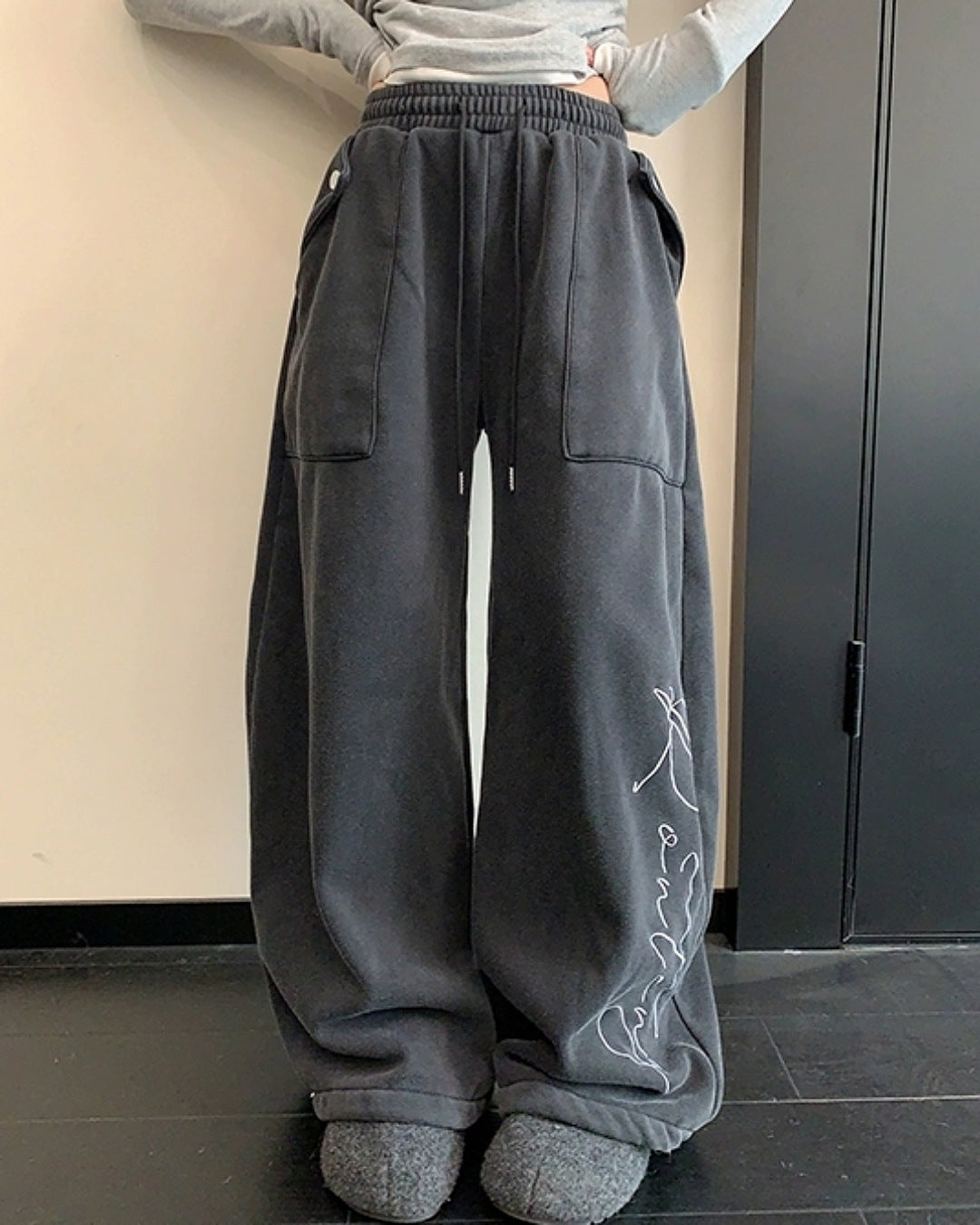 エンブロイダリーデザインイージーパンツ SL829