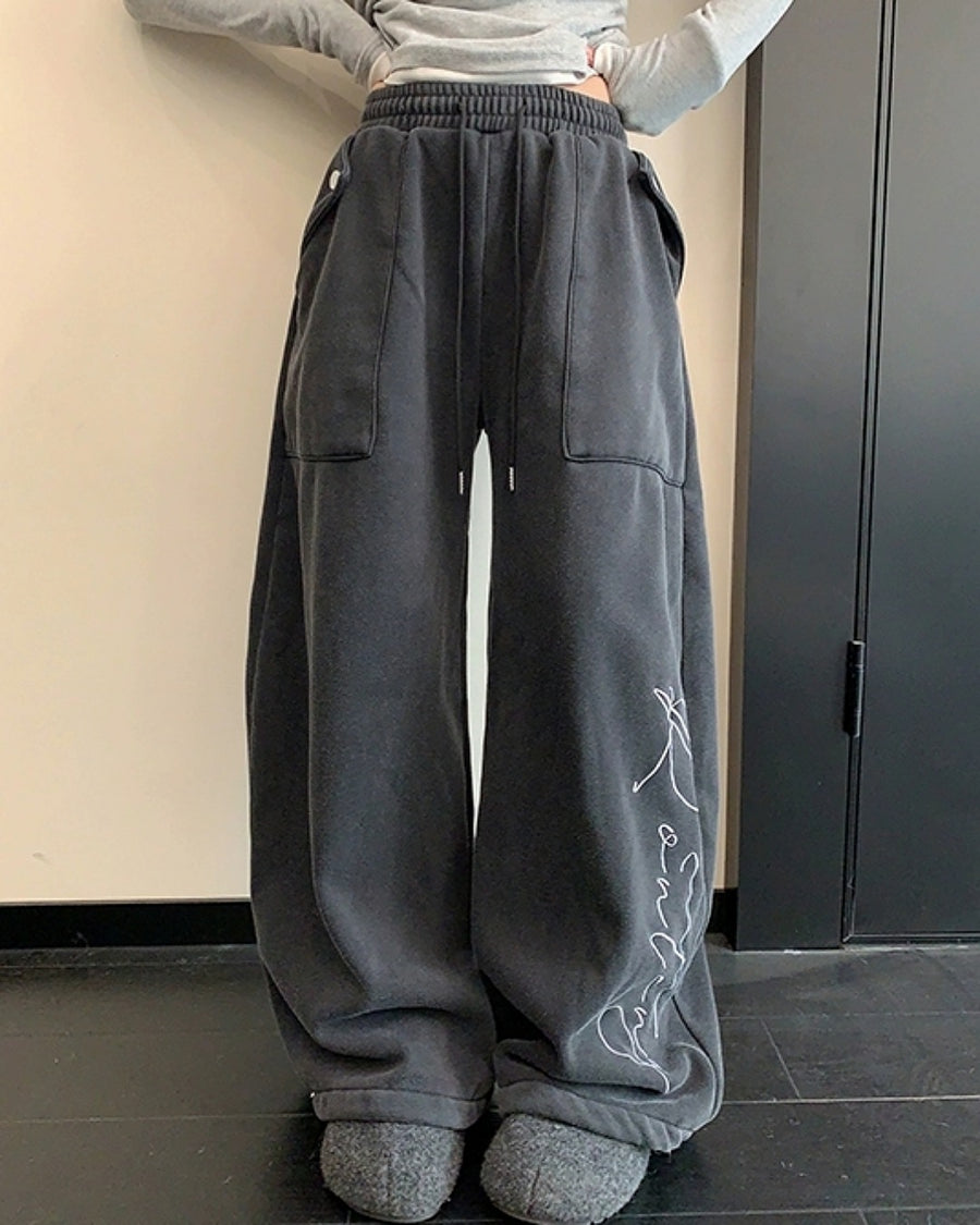 エンブロイダリーデザインイージーパンツ SL829