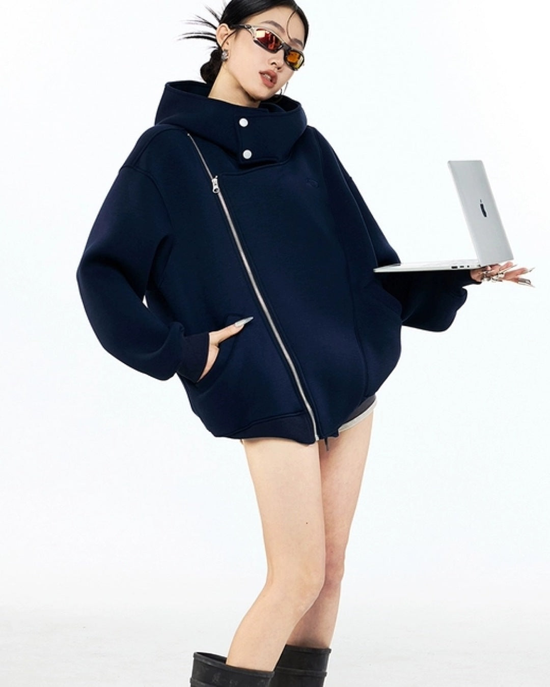 ダイアゴナルジッパージャケット SL844