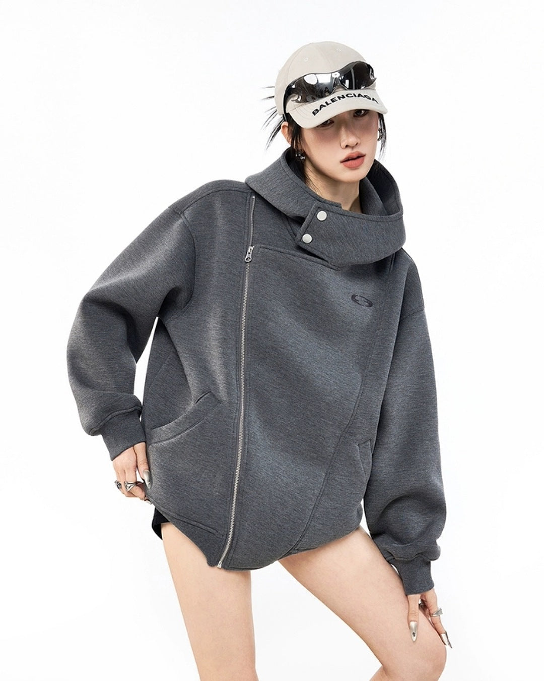 ダイアゴナルジッパージャケット SL844