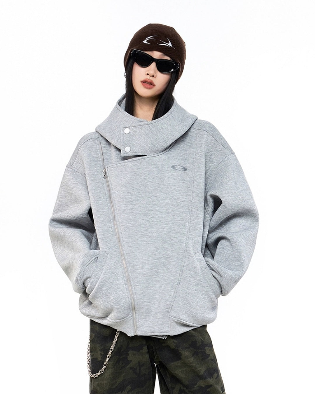 ダイアゴナルジッパージャケット SL844