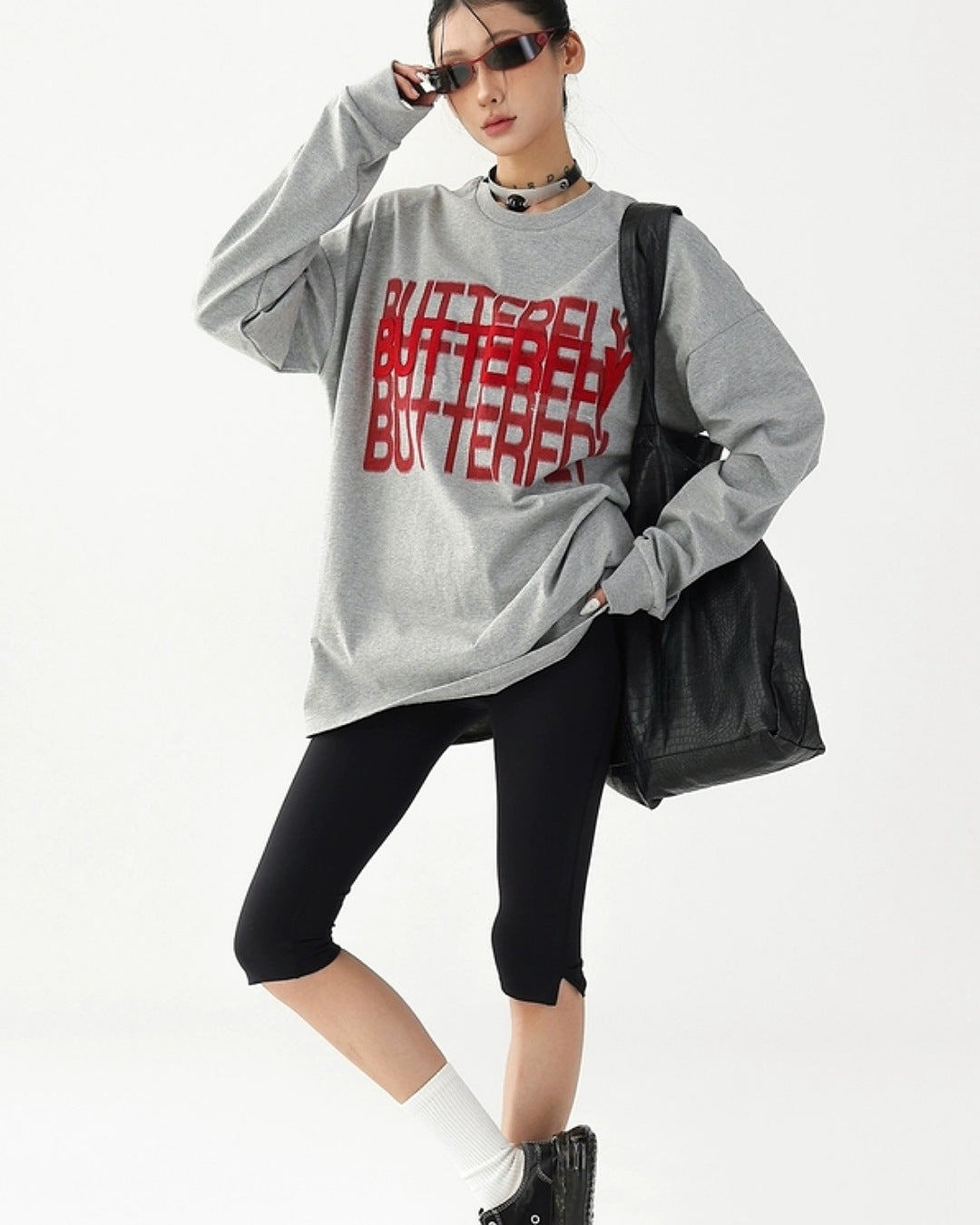 メニーロゴデザインロングＴシャツ SL846