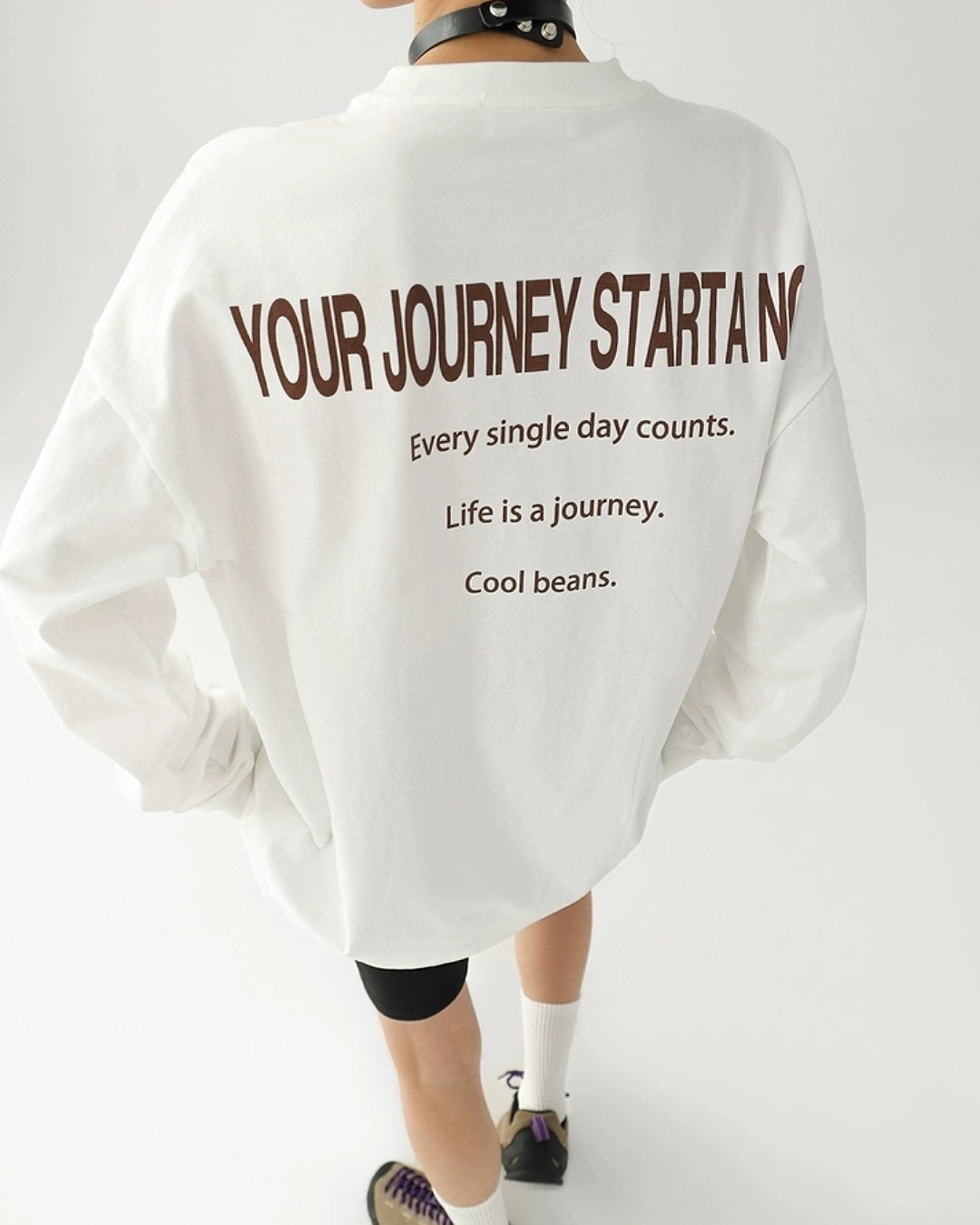 メニーロゴデザインロングＴシャツ SL846