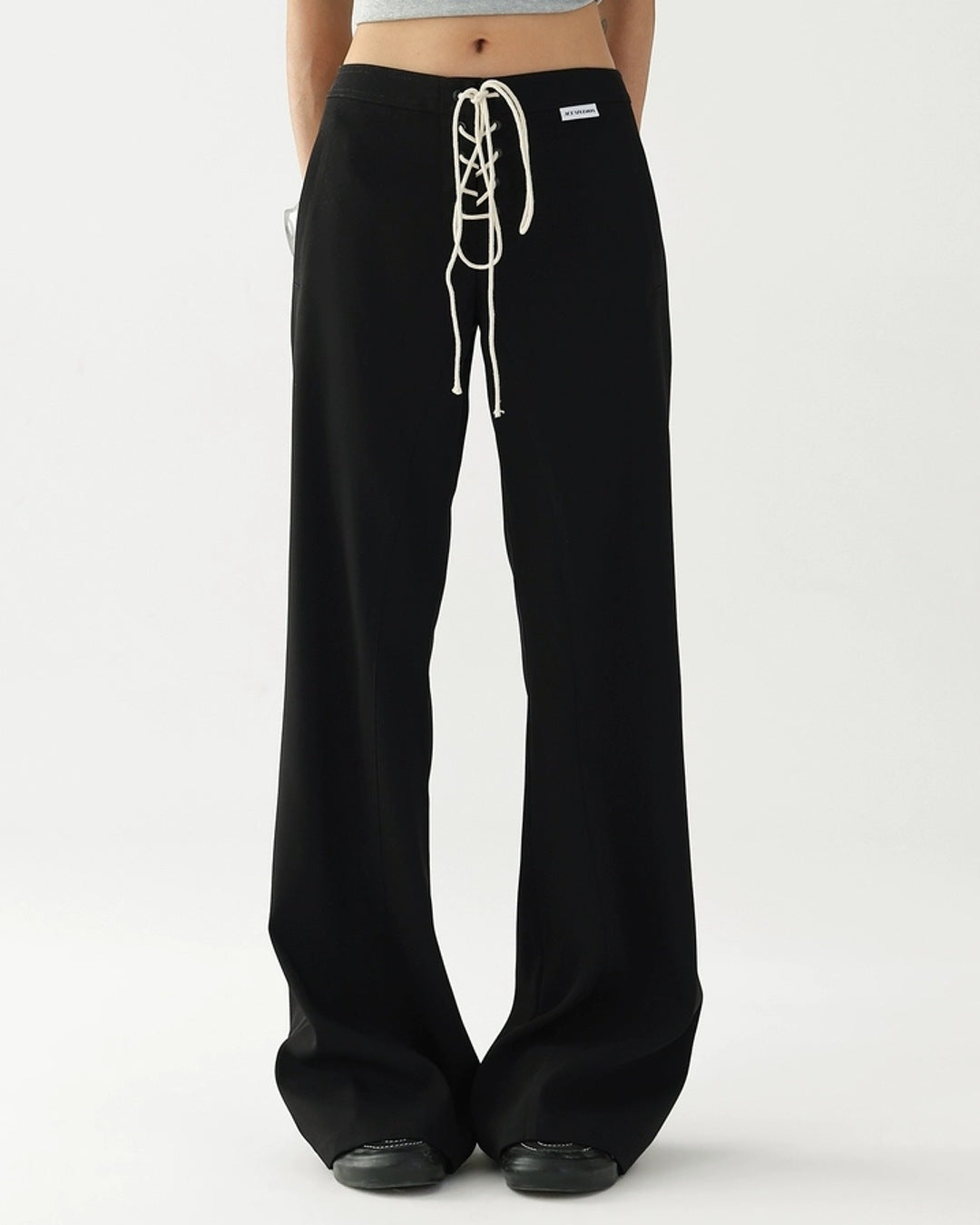 レースアップフレアパンツ SL849