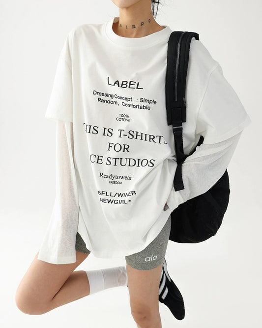 レイヤードライクTシャツ SL850