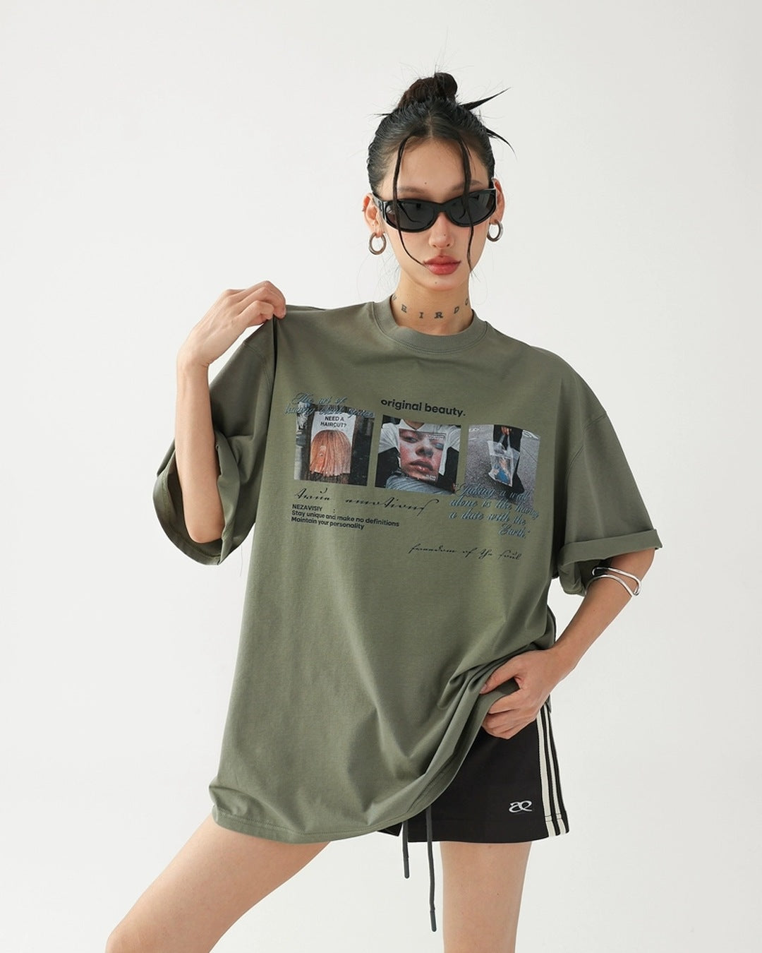 ピクチャープリントTシャツ SL851