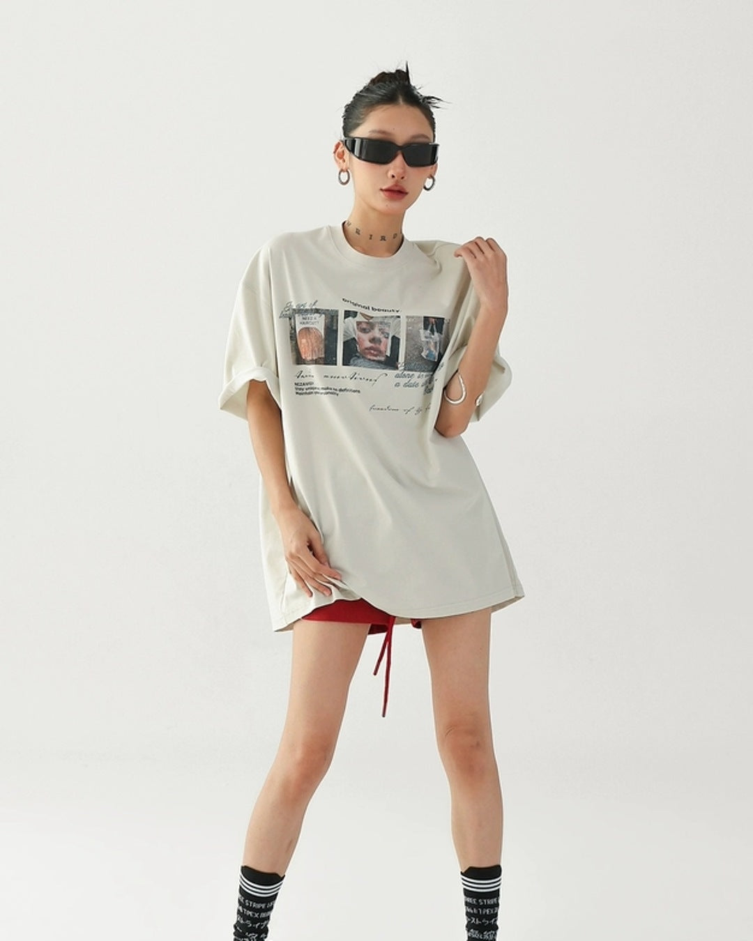 ピクチャープリントTシャツ SL851