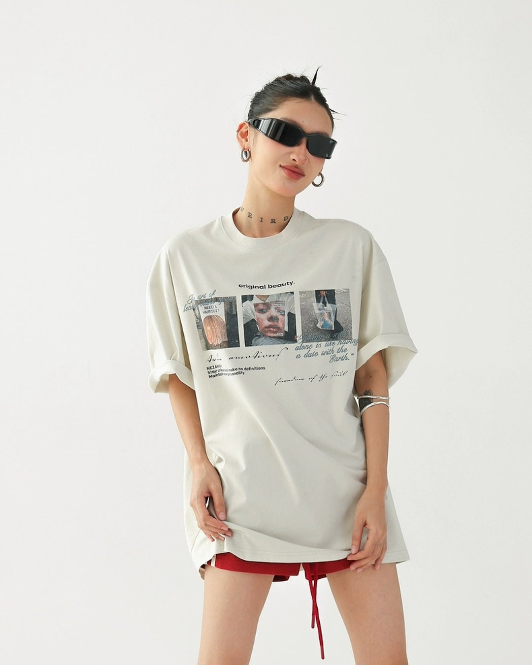 ピクチャープリントTシャツ SL851