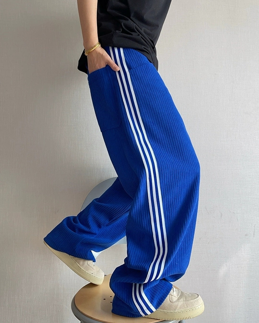 スリーラインコーデュロイパンツ M042