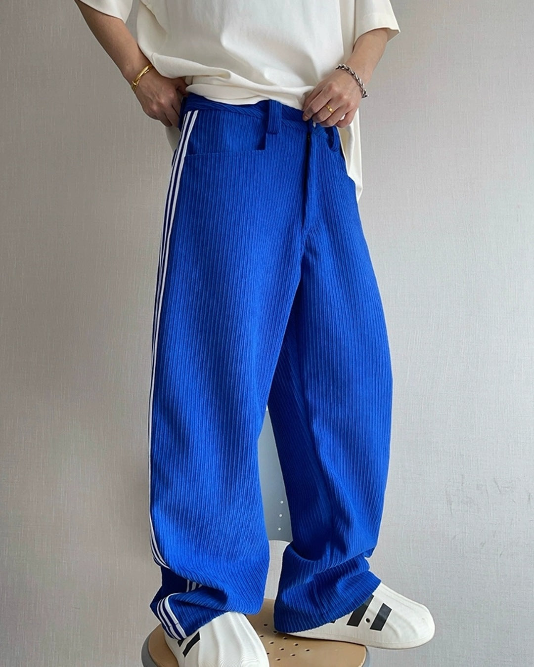 スリーラインコーデュロイパンツ M042