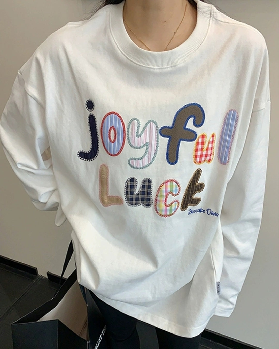 カラフルロゴデザインロンT SL856