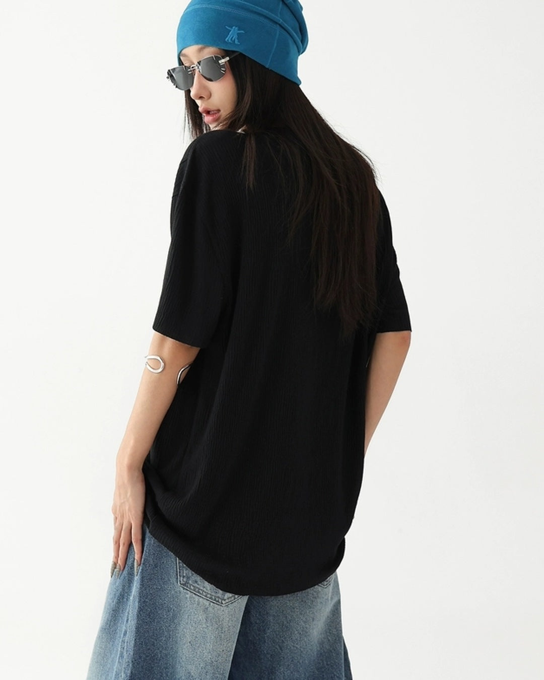 レタリングクリンクルTシャツ SL857