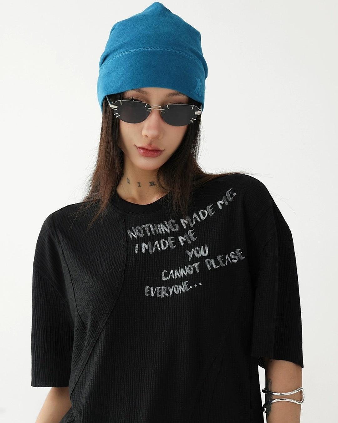 レタリングクリンクルTシャツ SL857