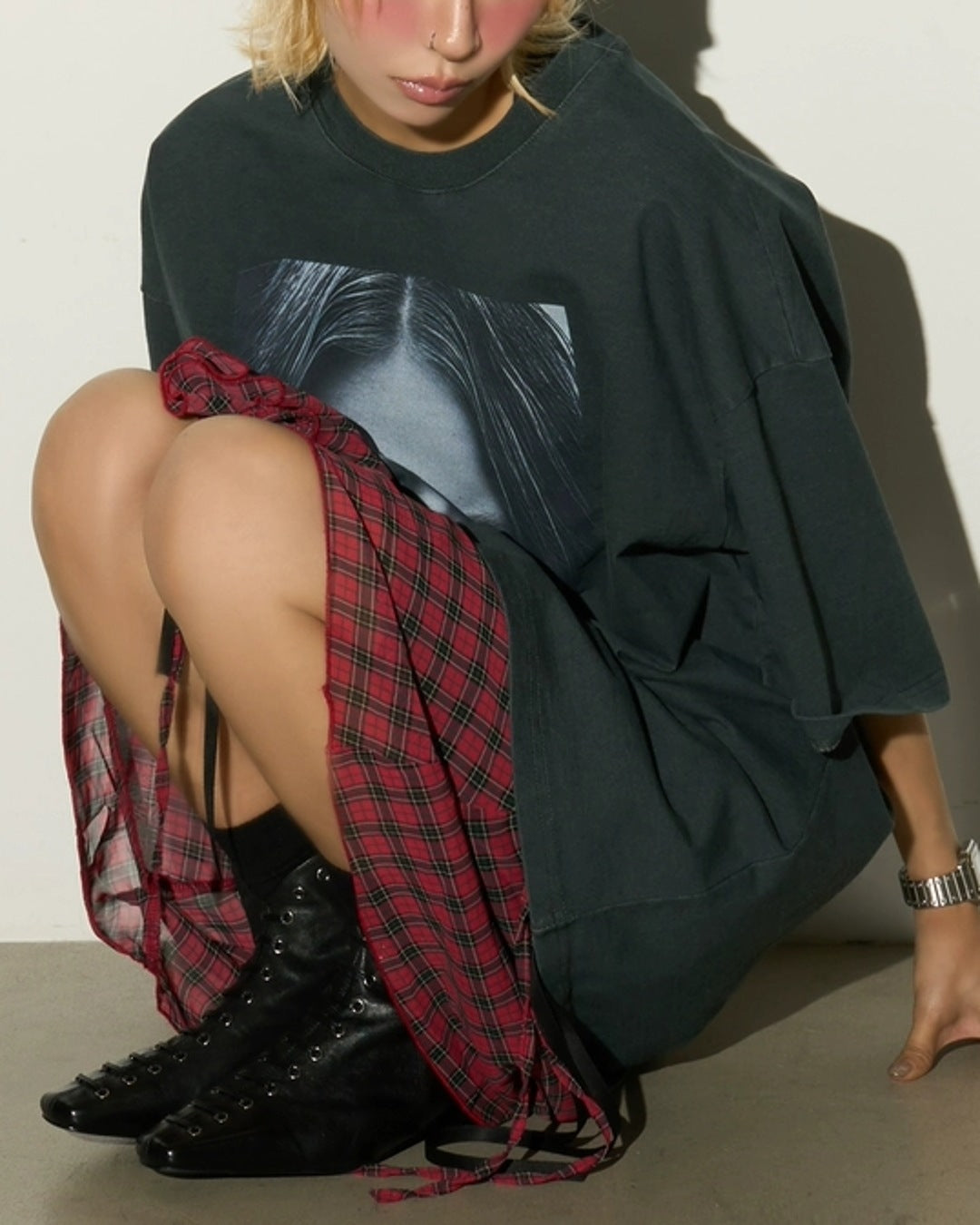 ピクチャープリントルーズTシャツ SL864