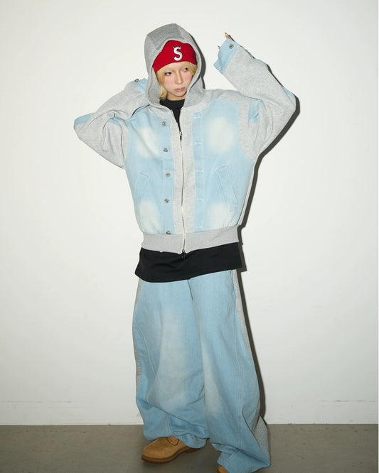 デニムスウエットドッキングジャケット・パンツ SL865