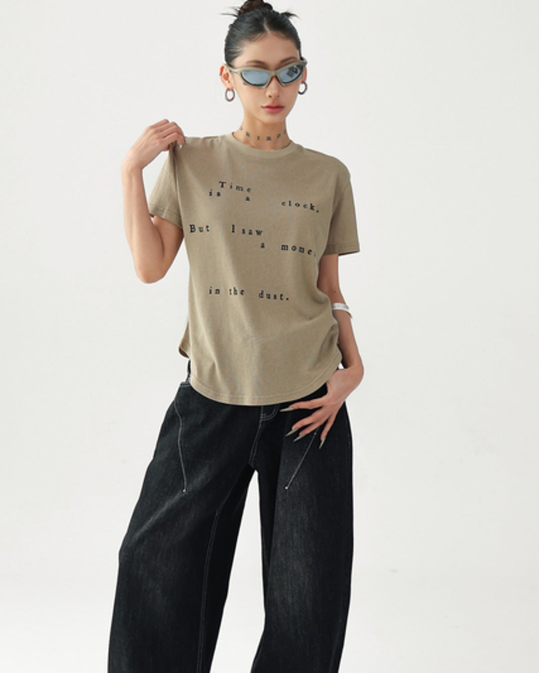 レタリングTシャツ SL873